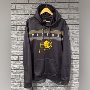 Pacers NBA Indiana Basketball Long Sleeve Blue Shirt Ultra Game Sz Large